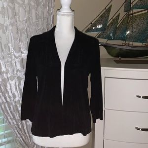 Mark Singer soft black stretchy blazer